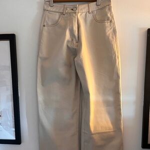 Small Eitan Broude The Plumber Pants: Creme